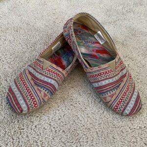 Bob’s from Sketchers Memory Foam Slip On Canvas Shoes